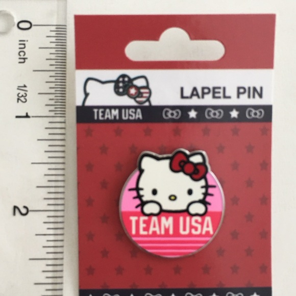 NIP Hello Kitty Team USA Lapel Pin Olympics Tokyo JAPAN 2020 Sanrio - Picture 3 of 5